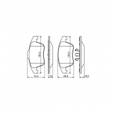 Гальмівні колодки Bosch 0 986 494 324