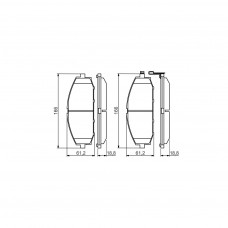 Гальмівні колодки Bosch 0 986 494 560