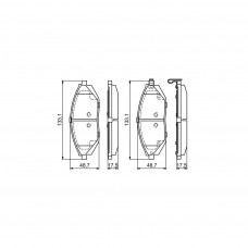 Гальмівні колодки Bosch 0 986 494 684