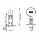 Автолампа Bosch галогенова 55W (1 987 301 011)