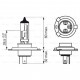 Автолампа Bosch галогенова 60/55W (1 987 301 077)