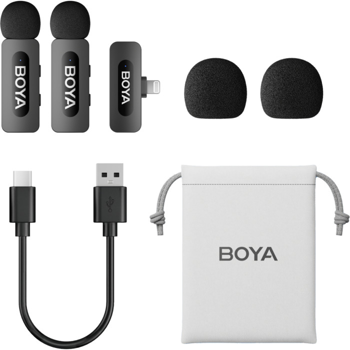 Мікрофон Boya BY-V2 Lightning Black (BY-V2)