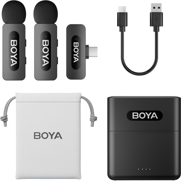 Мікрофон Boya BY-V30 Type-C Black (BY-V30)