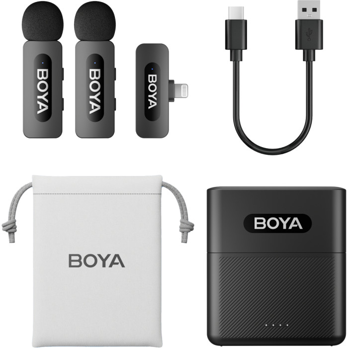 Мікрофон Boya BY-V3 Lightning Black (BY-V3)