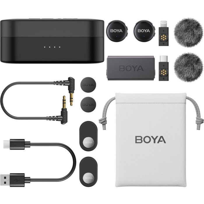 Мікрофон Boya LINK 3-01 Type-C/TRS/Lightning Black (LINK 3-01)