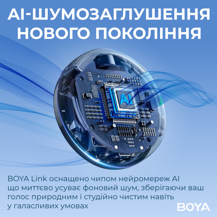 Мікрофон Boya LINK 3-02 Type-C/TRS Black (LINK 3-02)