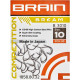 Гачок Brain fishing Bream B3010 10 (20 шт/уп) Black Nickel (1858.80.32)