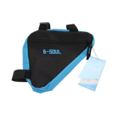 Велосумка нарамна Bravvos BC-BG064 20x18x4 cm Black/Blue (BIB-046)