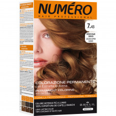 Фарба для волосся Brelil Numero 7.43 - Golden Copper Blonde 140 мл (8011935081370)