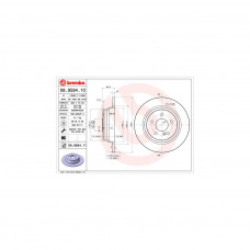 Гальмівний диск Brembo 08.9584.11