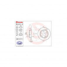 Гальмівний диск Brembo 08.A147.10