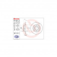 Гальмівний диск Brembo 08.A202.11