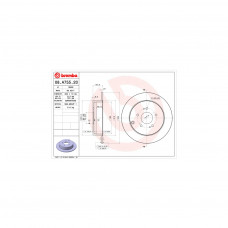 Гальмівний диск Brembo 08.A755.20