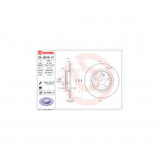 Гальмівний диск Brembo 08.B348.41