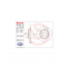 Гальмівний диск Brembo 08.B351.11