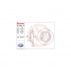 Гальмівний диск Brembo 08.B360.10