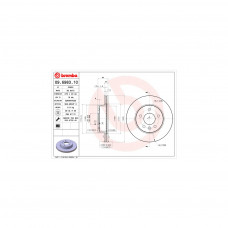 Гальмівний диск Brembo 09.6983.10