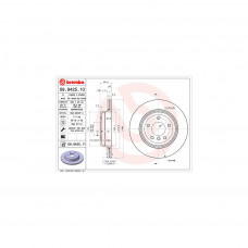 Гальмівний диск Brembo 09.9425.11