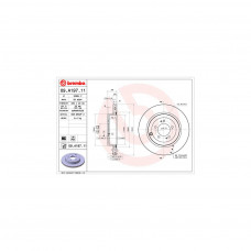 Гальмівний диск Brembo 09.A197.11