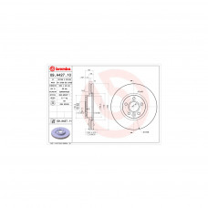 Гальмівний диск Brembo 09.A427.11