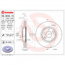 Гальмівний диск Brembo 09.A532.11