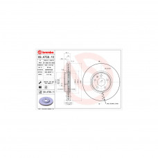 Гальмівний диск Brembo 09.A758.11