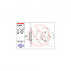 Гальмівний диск Brembo 09.B266.11