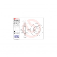 Гальмівний диск Brembo 09.B356.11