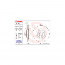 Гальмівний диск Brembo 09.B970.11