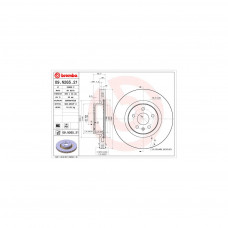 Гальмівний диск Brembo 09.N265.21