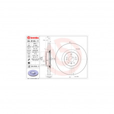 Гальмівний диск Brembo 09.R105.11