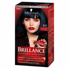 Фарба для волосся Brillance 891-Синьо-чорний 142.5 мл (4015000509848)