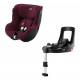 Автокрісло Britax-Romer Dualfix isense Burgundy Red з платформою (2000035115)