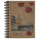 Блокнот Buromax spiral side, В6, 96sheets, KRAFT, square (assorted) (BM.2479)