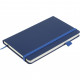 Книга записна Buromax Etalon 125x195 мм 96 аркушів в клітинку обкладинка зі штучної шкіри Синя (BM.291160-02)