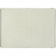 Книга записна Buromax Etalon 125x195 мм 96 аркушів в клітинку обкладинка зі штучної шкіри Біла (BM.291160-12)