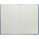 Книга записна Buromax Tweed 125x195 мм 96 аркушів в клітинку обкладинка зі штучної шкіри Синя (BM.291163-02)