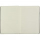 Книга записна Buromax Etalon 125x195 мм 96 аркушів в лінію обкладинка зі штучної шкіри Бірюзова (BM.291260-06)
