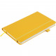 Книга записна Buromax Etalon 125x195 мм 96 аркушів в лінію обкладинка зі штучної шкіри Жовта (BM.291260-08)