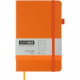 Книга записна Buromax Etalon 125x195 мм 96 аркушів в лінію обкладинка зі штучної шкіри Помаранчева (BM.291260-11)