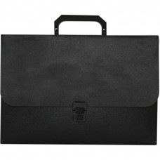 Папка - портфель Buromax 1 compartments, JOBMAX, black (BM.3735-01)