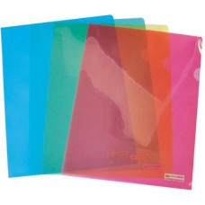 Папка - куточок Buromax А4 transparent, assorted colors (BM.3853-99)