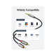 Кабель мультимедійний 3.5mm M to 2xRCA M 3.0m Cabletime (CA914067)