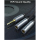 Кабель мультимедійний 3.5mm M to 2x3.5mm F 0.2m Cabletime (CA915248)