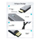 Кабель мультимедійний DisplayPort M to HDMI M 1.8m 4K30Hz Cabletime (CA915323)