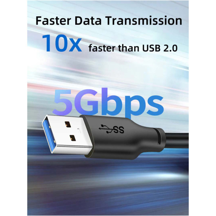 Дата кабель USB 3.0 AM/AM 3.0m Cabletime (CA915415)