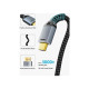 Кабель мультимедійний HDMI M to HDMI M 1.0m V2.1 8K60Hz Cabletime (CA915835)