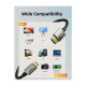 Кабель мультимедійний HDMI mini M to HDMI M 0.5m 8K60Hz Cabletime (CA915859)