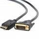 Кабель мультимедійний Display Port to DVI 24+1pin, 1.0m Cablexpert (CC-DPM-DVIM-1M)