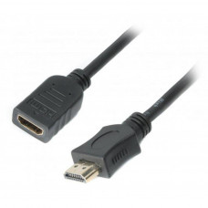 Кабель мультимедійний HDMI M to HDMI F 0.5m Cablexpert (CC-HDMI4X-0.5M)